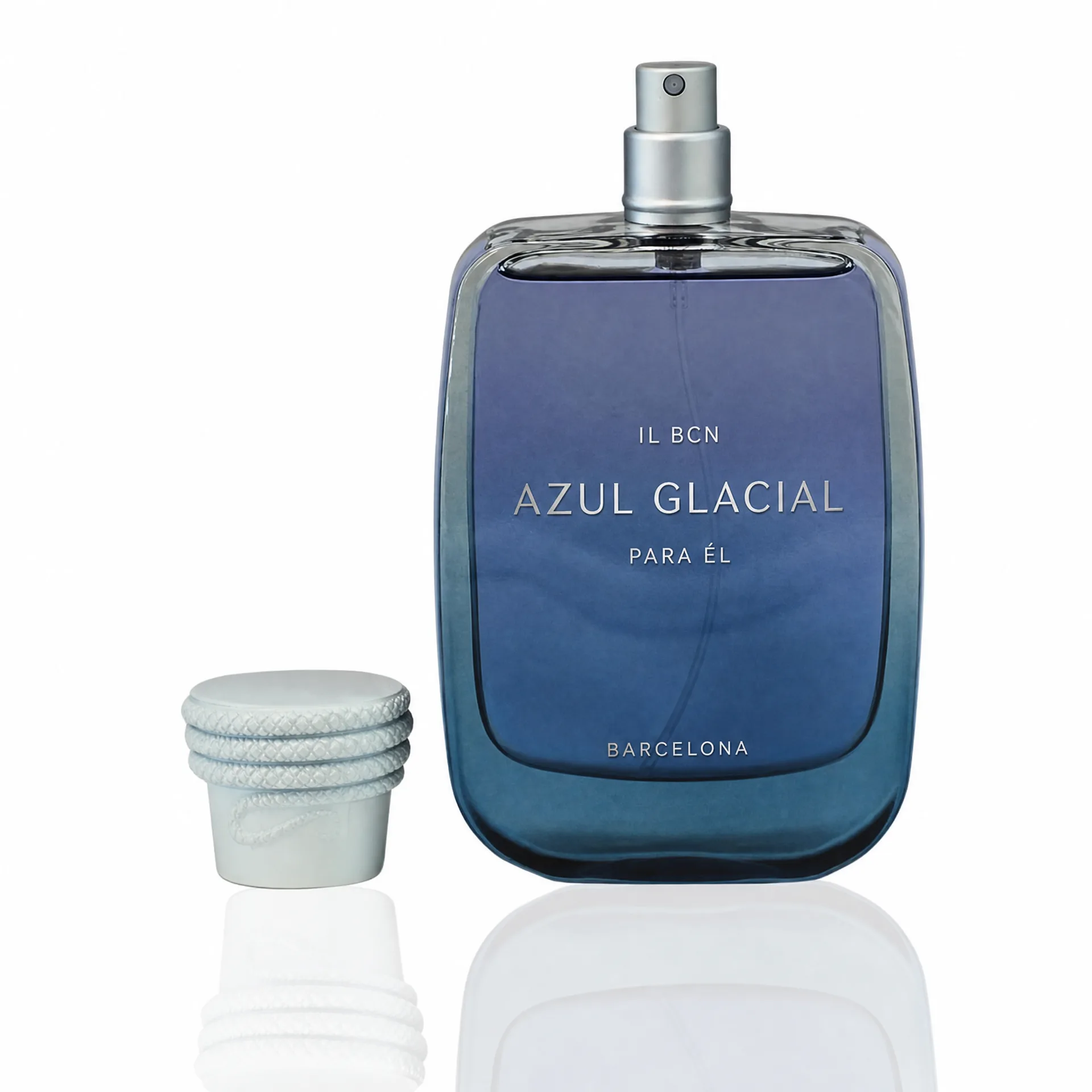 Azul Glacial de IL BCN con atomizador y tapón separado