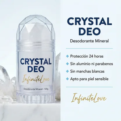Desodorante Crystal Natural 24H – Protección Sin Químicos