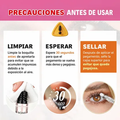 InfiniteLove Dúo Fijación — Adhesivo y Sellador para Pestañas 2 en 1, 10 ml