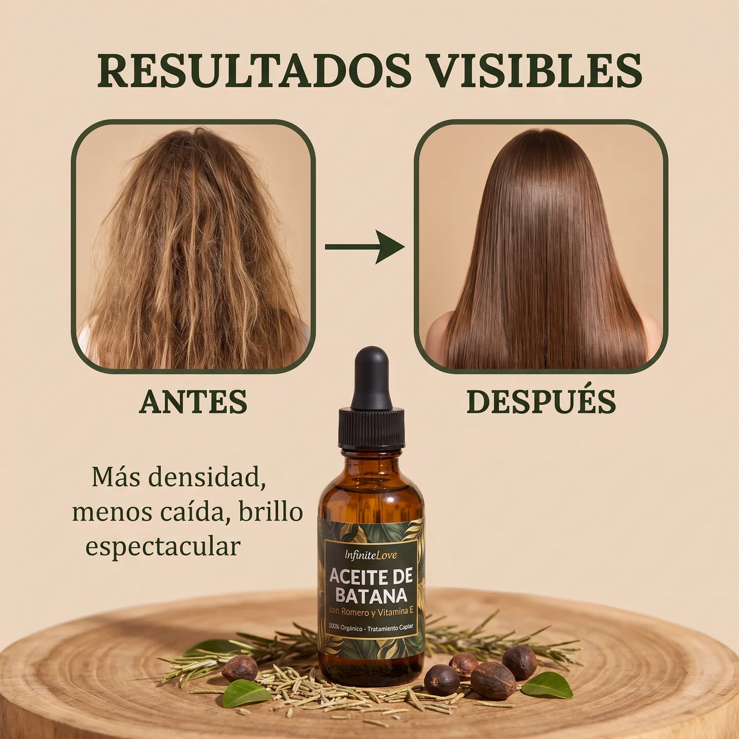 Resultados Visibles - Aceite de Batana InfiniteLove