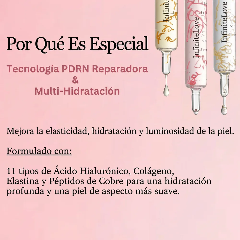 Ampolla Rejuvenecedora Pink Glow – Efecto Piel Lisa y Luminosa
