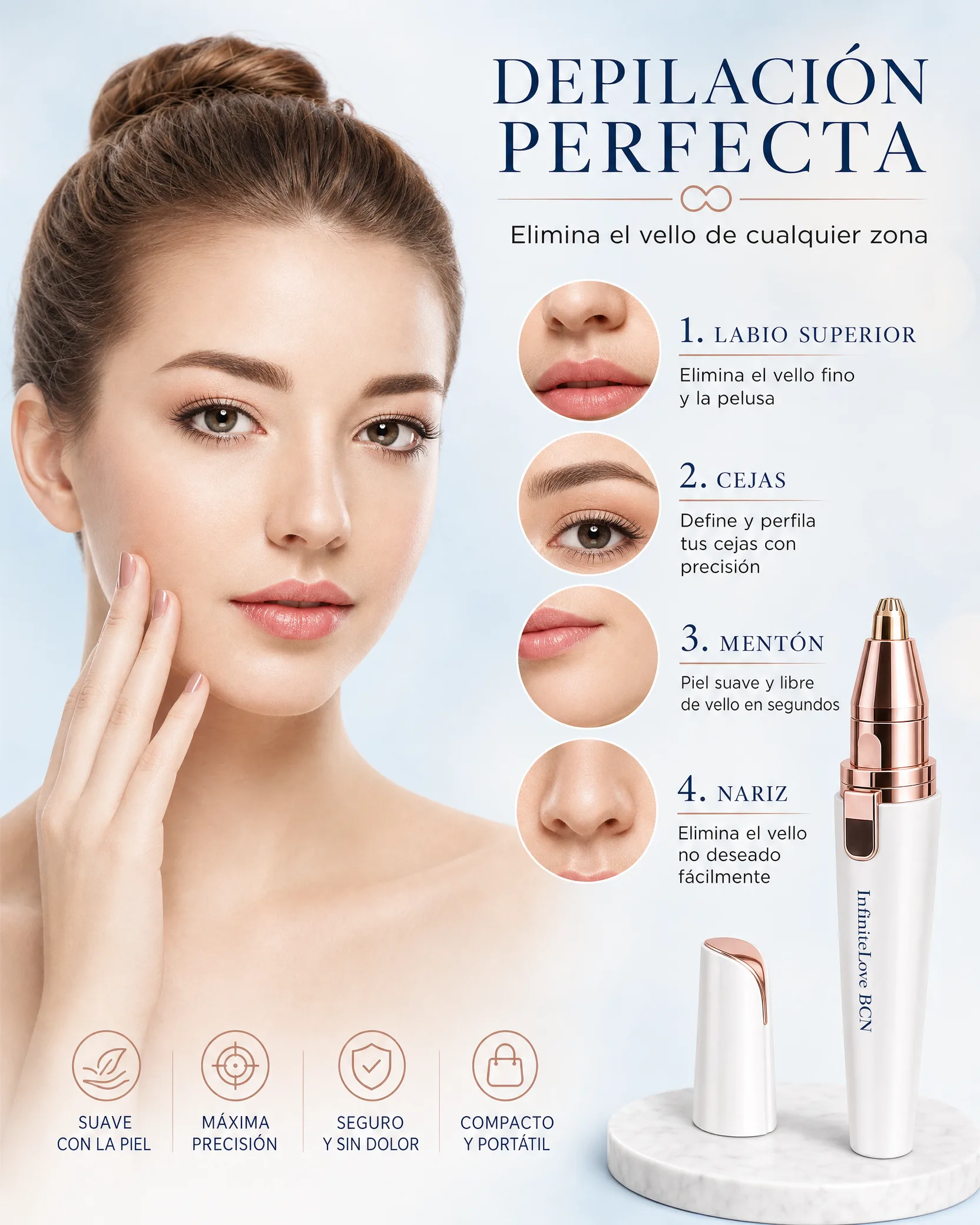Zonas de Depilación Facial