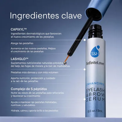 Serum Potenciador Pestanas y Cejas Capixyl Peptidos Sin Prostaglandinas Hipoalergenico K-Beauty 3ml