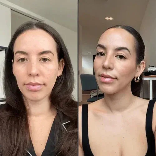 Base de Maquillaje Adaptable Stick con Brocha Colágeno Péptidos Volufiline SPF