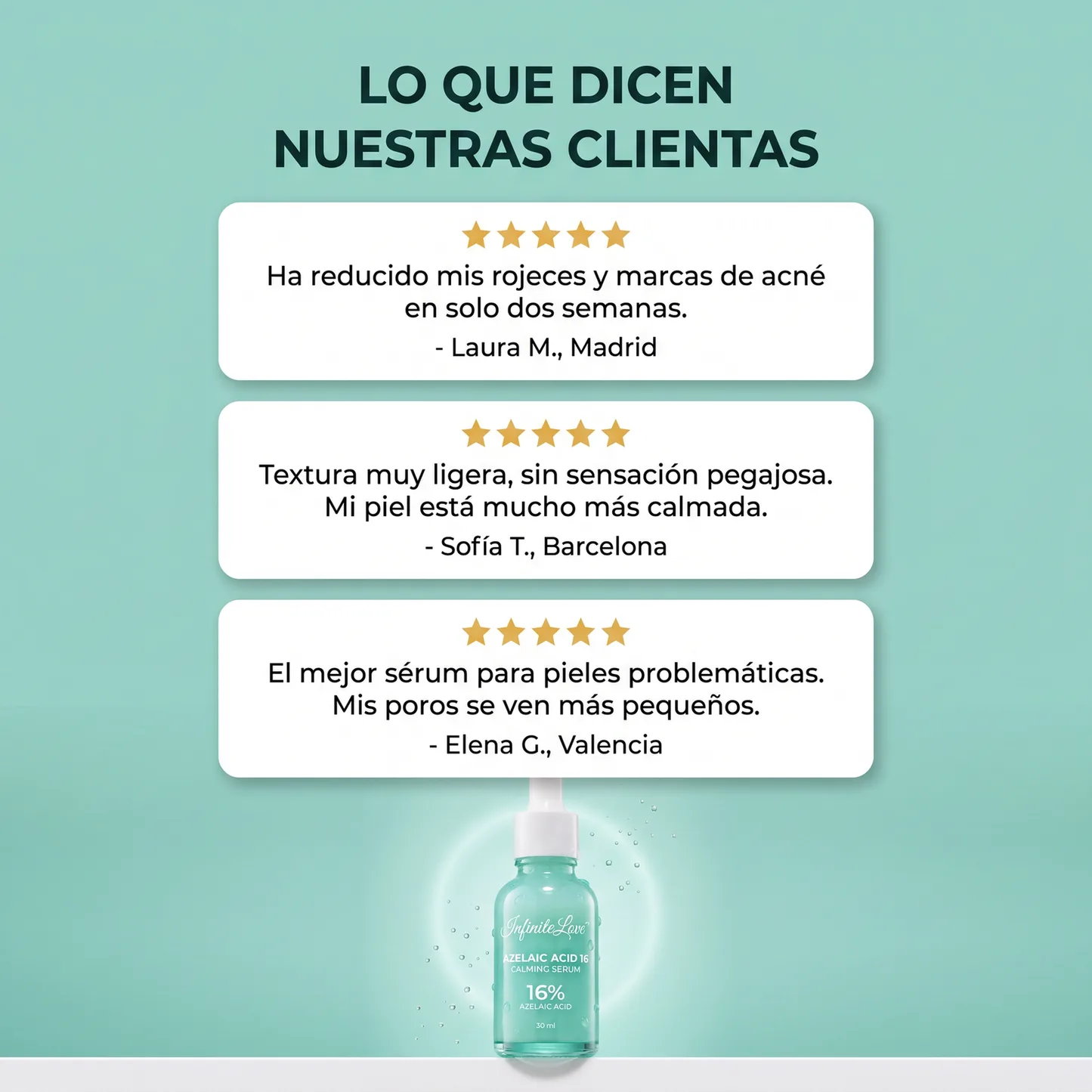 Sérum Calmante con Ácido Azelaico al 16% 30ml