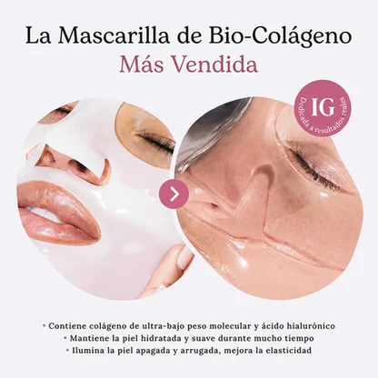 Mascarilla facial de hidrogel InfiniteGlow en dos piezas