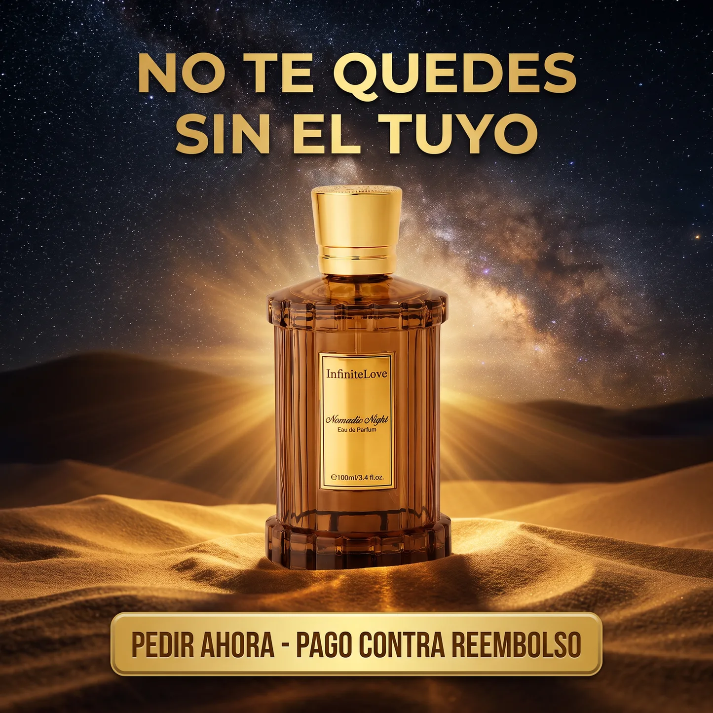 Nomadic Night - Eau de Parfum para Hombre con Oud Ahumado y Ámbar 100ml