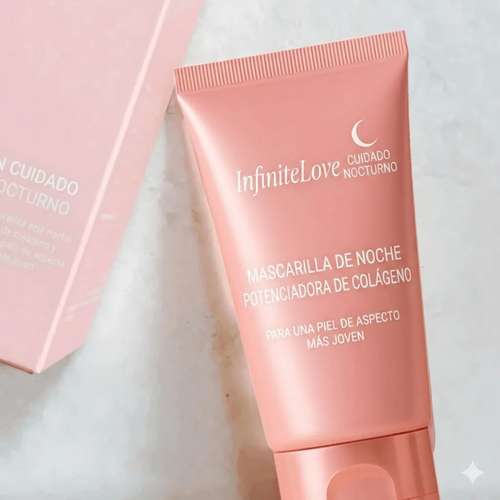 Mascarilla Nocturna de Bio-Colágeno e Hidrogel para Poros Dilatados, Hidratación Profunda y Efecto 'Glass Skin' (Se vuelve Transparente)